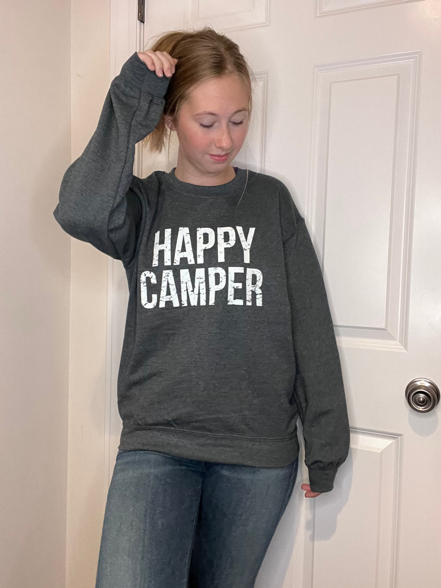 Happy camper sweater sales