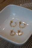 Baby Flora Hoops - Gold *Hello Adorn