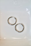 Silver Hoops - Large *atolea
