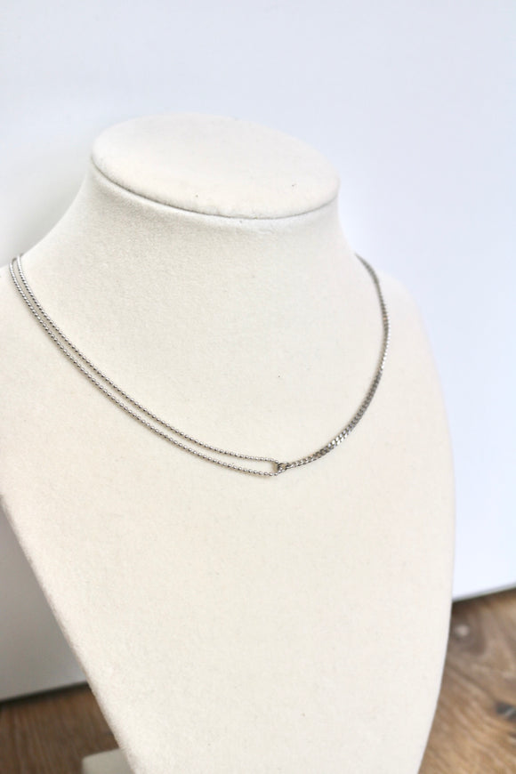 Double Trouble Choker - Silver *atolea