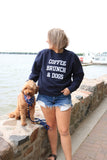 Good Thomas Coffee Brunch and Dogs *Navy and White