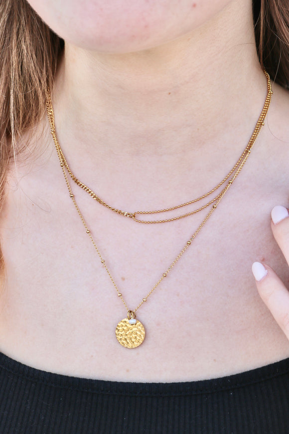 Double Trouble Choker - Gold *atolea